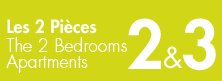 Le 2 Pièces - The 2 Bedrooms Apartment